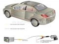 CCD штатная камера заднего вида с динамической разметкой AVIS Electronics AVS326CPR (#014) для FORD