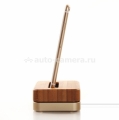 Док-станция для iPhone для iPhone 4 / 4S / 5 / 5S / 6 Samdi Charger Dock, цвет Wood / Gold