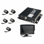 Комплект видеонаблюдения для автошколы NSCAR 502 (с монитором 7")